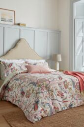 Sanderson 'Suva' Cushion 40X60cm in Pale Orange - Size: 40X60 cm - thumbnail 4