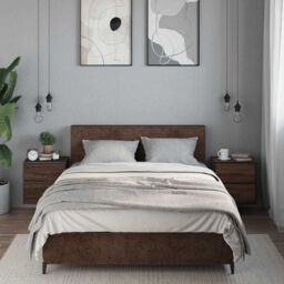 Berkfield Home Wall-mounted Bedside Cabinets 2 pcs Brown Oak 40x31x39.5 cm - thumbnail 3