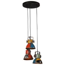 Berkfield Home Hanging Lamp 25 W Multicolour 30x30x100 cm E27 - Size: 30 x 30 x 100 cm - thumbnail 2