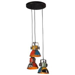 Berkfield Home Hanging Lamp 25 W Multicolour 30x30x100 cm E27 - Size: 30 x 30 x 100 cm
