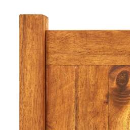 Berkfield Home Garden Raised Bed Acacia Wood 100x30x25 cm in Brown - Size: 100 x 30 x 25 cm - thumbnail 6