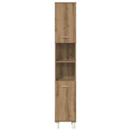 Berkfield Home 4 Piece Bathroom Furniture Set Artisan Oak Engineered Wood in Brown - thumbnail 7