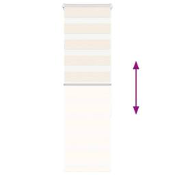 Berkfield Home Zebra Blind Marble Beige 50x150 cm Fabric Width 45.9 cm Polyester - thumbnail 5