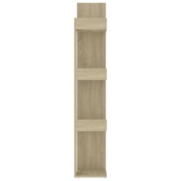 Berkfield Home Book Cabinet Sonoma Oak 86x25.5x140 cm Engineered Wood in Brown - thumbnail 6