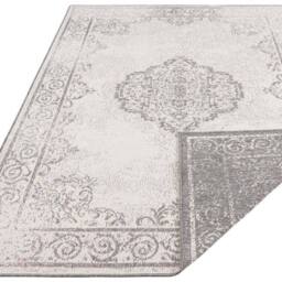 THE RUGS Cebu Reversible Indoor Outdoor Rug Polypropylene Flatweave Durable in Grey - Size: 240 cm x 340 cm - thumbnail 3