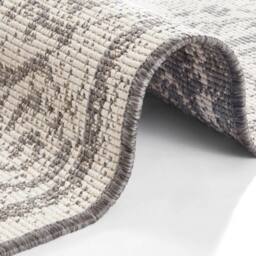 THE RUGS Cebu Reversible Indoor Outdoor Rug Polypropylene Flatweave Durable in Grey - Size: 240 cm x 340 cm - thumbnail 2