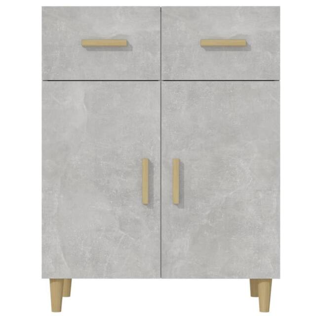 Berkfield Home Sideboard Concrete Grey 69.5x34x90 cm Engineered Wood - image 1