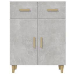 Berkfield Home Sideboard Concrete Grey 69.5x34x90 cm Engineered Wood - thumbnail 1
