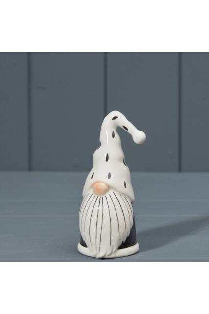 KDMD Black & White Festive Ceramic Santa - 12mm - image 1