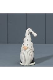 KDMD Black & White Festive Ceramic Santa - 12mm - thumbnail 2