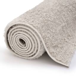THE RUGS Moodi Pebble Design Shaggy Soft High Pile Living Room Rug & Runner in Light Beige - Size: 80 cm x 150 cm - thumbnail 6