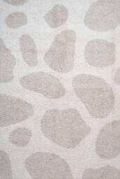 THE RUGS Moodi Pebble Design Shaggy Soft High Pile Living Room Rug & Runner in Light Beige - Size: 80 cm x 150 cm - thumbnail 1