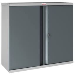 Phoenix Safe Company Steel Storage Cupboard with Key Lock in Anthracite Grey, SCL0891GAK in Dark Grey - Size: 700mm - thumbnail 1