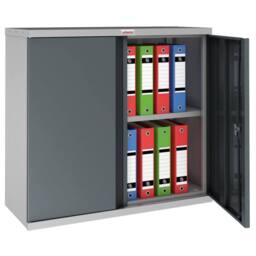 Phoenix Safe Company Steel Storage Cupboard with Key Lock in Anthracite Grey, SCL0891GAK in Dark Grey - Size: 700mm - thumbnail 2