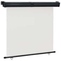 Berkfield Home Balcony Side Awning 170x250 cm Cream in Beige - thumbnail 1