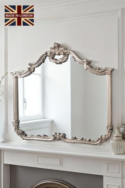 Yearn Mirrors Carved Landscape mirror Silver 122(w)x104cm(h) - image 1