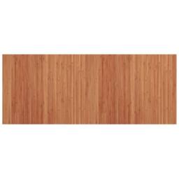 Berkfield Home Rug Rectangular Brown 80x200 cm Bamboo - Size: Medium