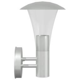 Berkfield Home Outdoor Wall Light Silver Stainless Steel - thumbnail 5