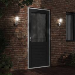 Berkfield Home Outdoor Wall Light Silver Stainless Steel - thumbnail 3