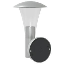 Berkfield Home Outdoor Wall Light Silver Stainless Steel - thumbnail 6