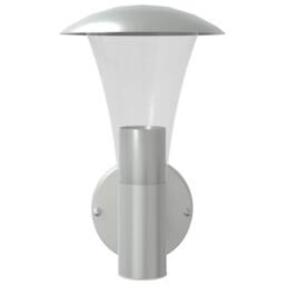 Berkfield Home Outdoor Wall Light Silver Stainless Steel - thumbnail 4