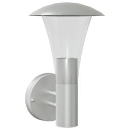 Berkfield Home Outdoor Wall Light Silver Stainless Steel - thumbnail 2