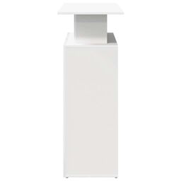 Berkfield Home Reception Desk White 100x40x104 cm Engineered Wood - Size: 100 x 40 x 104 cm - thumbnail 6