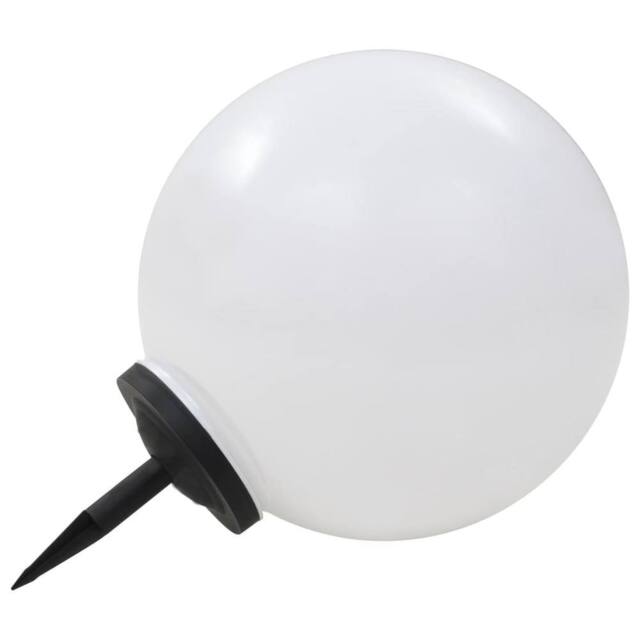 Berkfield Home Outdoor Solar Lamp LED Spherical 50 cm RGB in White - image 1