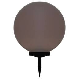 Berkfield Home Outdoor Solar Lamp LED Spherical 50 cm RGB in White - thumbnail 2