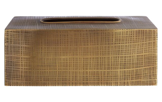 Orsina Madison Tissue Box in Gold - image 1