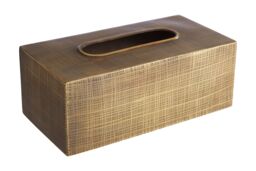 Orsina Madison Tissue Box in Gold - thumbnail 2
