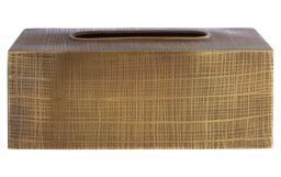 Orsina Madison Tissue Box in Gold