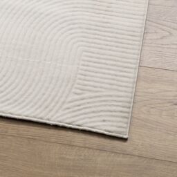 Berkfield Home Rug IZA Short Pile Scandinavian Look Cream 140x200 cm - Size: Medium - thumbnail 4