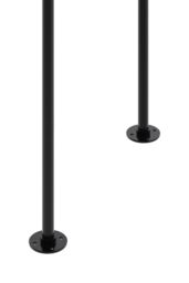 Living and Home 71cm/27.95 inch 2Pcs Black H-shaped Metal Table Legs Furniture Replacement Legs for Dining Table, Desks and Workbenches - thumbnail 6