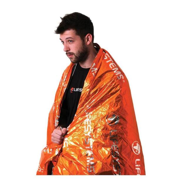 Lifesystems Emergency Outdoor Thermal Blanket in Orange - image 1