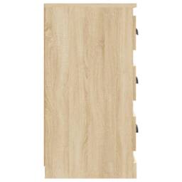 Berkfield Home Sideboards 2 pcs Sonoma Oak Engineered Wood in Light Tan - thumbnail 5