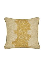 Morris & Co 'Elmcote' Cotton Cushion in Yellow - Size: 45 cm x 45 cm - thumbnail 1