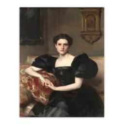Artery8 John Singer Sargent Framed Wall Art Elizabeth Winthrop Chanler Portrait - Size: A4 - thumbnail 3