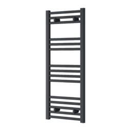 Bathroom Kingdom Capo Electric Anthracite Straight Heated Towel Rail 1000x400 in Grey - thumbnail 1