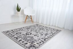 Rugstyle Balletto Heatset Traditional Rug in Dark Grey - Size: 160 cm x 230 cm - thumbnail 2