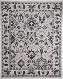 Rugstyle Balletto Heatset Traditional Rug in Dark Grey - Size: 160 cm x 230 cm - thumbnail 1