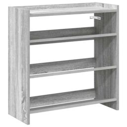 Berkfield Home Shoe Rack Grey Sonoma 60x25x62 cm Engineered Wood - Size: 60 x 25 x 62 cm - thumbnail 2