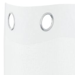 Berkfield Home Curtains with Curtains 2 pcs White 140 x 260 cm Polyester - thumbnail 4