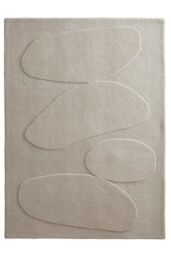 Origins Sculptured Pebble Oatmeal in Beige - Size: 120 cm x 170 cm - thumbnail 2