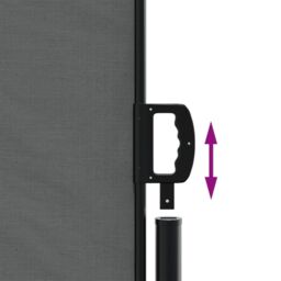Berkfield Home Retractable Side Awning Anthracite 120x1200 cm - thumbnail 6