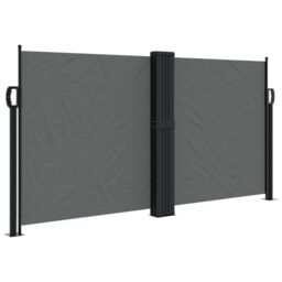 Berkfield Home Retractable Side Awning Anthracite 120x1200 cm - thumbnail 2