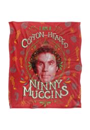 Warner Brothers Elf Silky Touch Super Soft Throw Blanket 152x127cm in White - Size: 152x127 cm - thumbnail 1