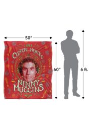 Warner Brothers Elf Silky Touch Super Soft Throw Blanket 152x127cm in White - Size: 152x127 cm - thumbnail 3