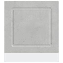 Berkfield Home Dishwasher Panel¬†Kalmar¬†Concrete Grey¬†60x1.5x67 cm Engineered Wood in Grey - Size: 60x1.5x67 cm - thumbnail 4