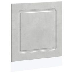 Berkfield Home Dishwasher Panel¬†Kalmar¬†Concrete Grey¬†60x1.5x67 cm Engineered Wood in Grey - Size: 60x1.5x67 cm - thumbnail 2